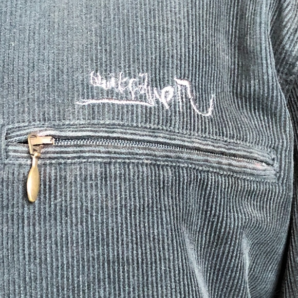 Quiksilver Corduroy Bomber Jacket Grey i308 - Picture 4 of 8